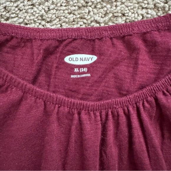 Girls Old Navy Ruffle Bell Sleeve Top Shirt Size XL 14 - Picture 5 of 5